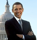 На фото Обама Барак Хусейн (Barack Hussein Obama, Jr.)